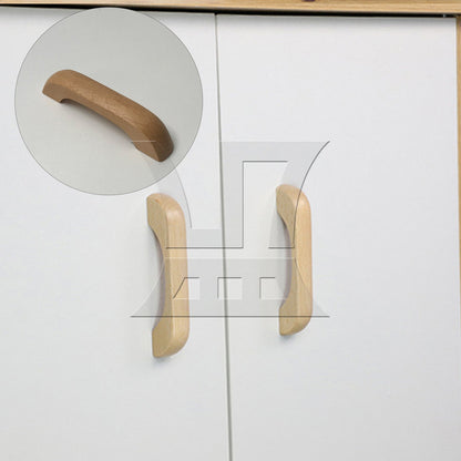 BQLZR Wood Furniture Pull Closet Drawer Knob 3.78" Hole Spacing for DIY Repair Part