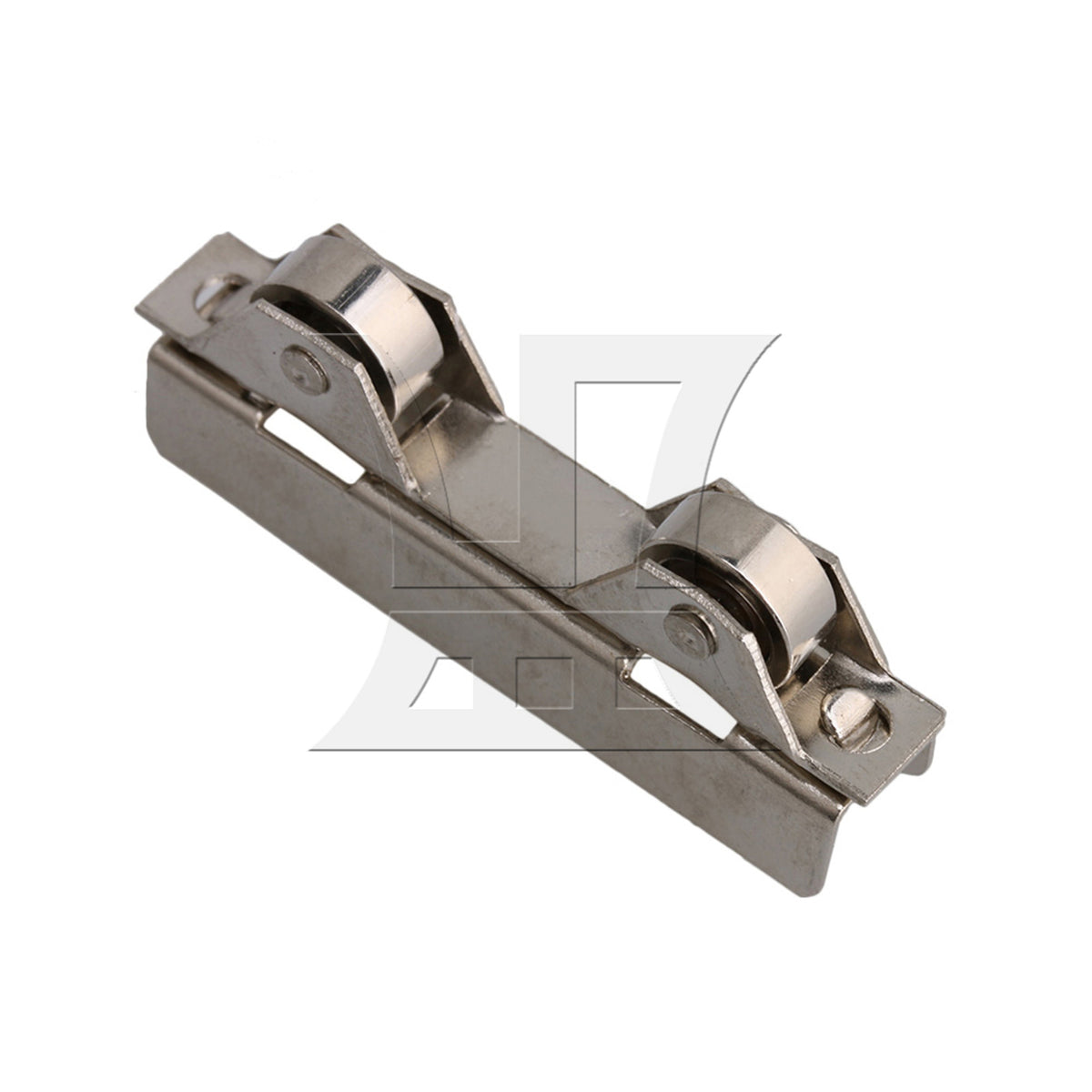 BQLZR 1pc Sliding Door Track Glass Pulley 8mm with Bearing for Wardrobe Door Double Pulleys Cabinet Door Double Pulleys