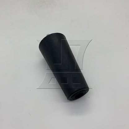BQLZR 1pc Plastic Cylinder Sofa Foot With Screw 60x38x120mm Black Machine Electrical Plastic Foot Mat