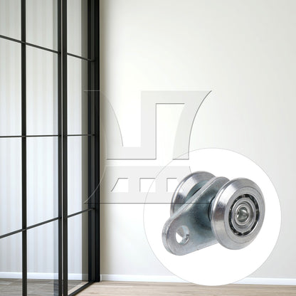 BQLZR 2 Wheel Trolley Rollers Assembly for Strut Channel Bearing Capacity 50-80KG