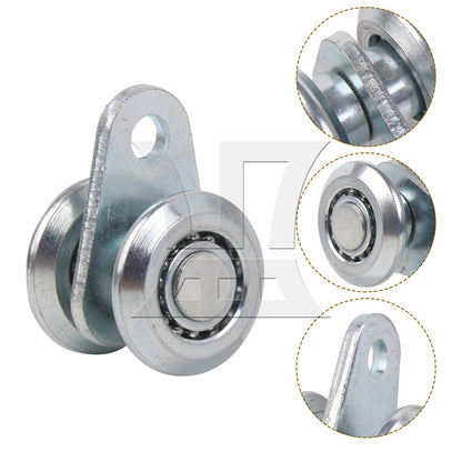 BQLZR 2 Wheel Trolley Rollers Assembly for Strut Channel Bearing Capacity 50-80KG