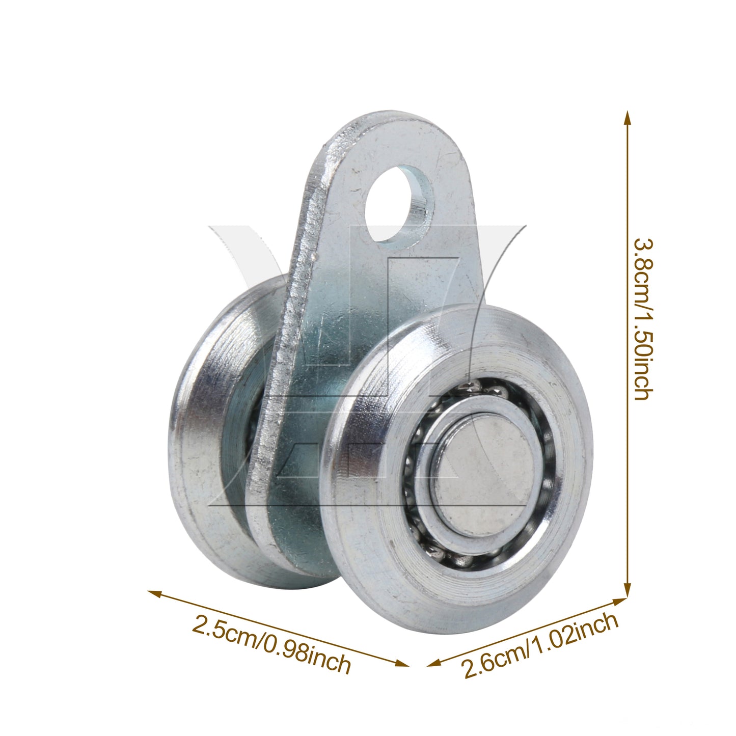 BQLZR 2 Wheel Trolley Rollers Assembly for Strut Channel Bearing Capacity 50-80KG