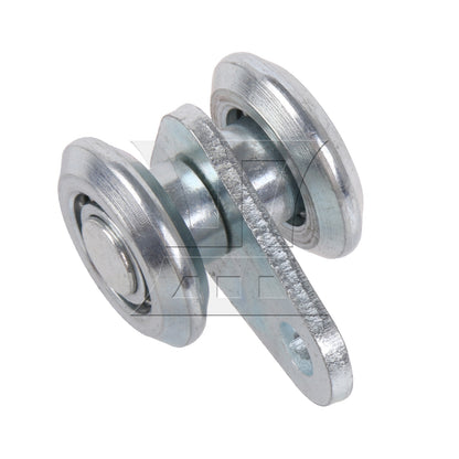 BQLZR 2 Wheel Trolley Rollers Assembly for Strut Channel Bearing Capacity 50-80KG