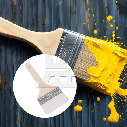 BQLZR 1pc Soft Bristle Paint Brushes 4 Inches Wide Bristle for Wall Graffiti, Large Area Coloring