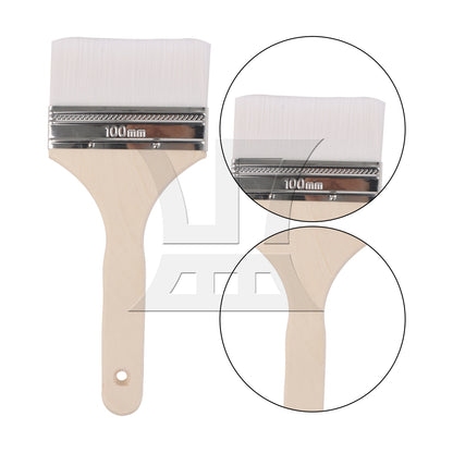 BQLZR 1pc Soft Bristle Paint Brushes 4 Inches Wide Bristle for Wall Graffiti, Large Area Coloring