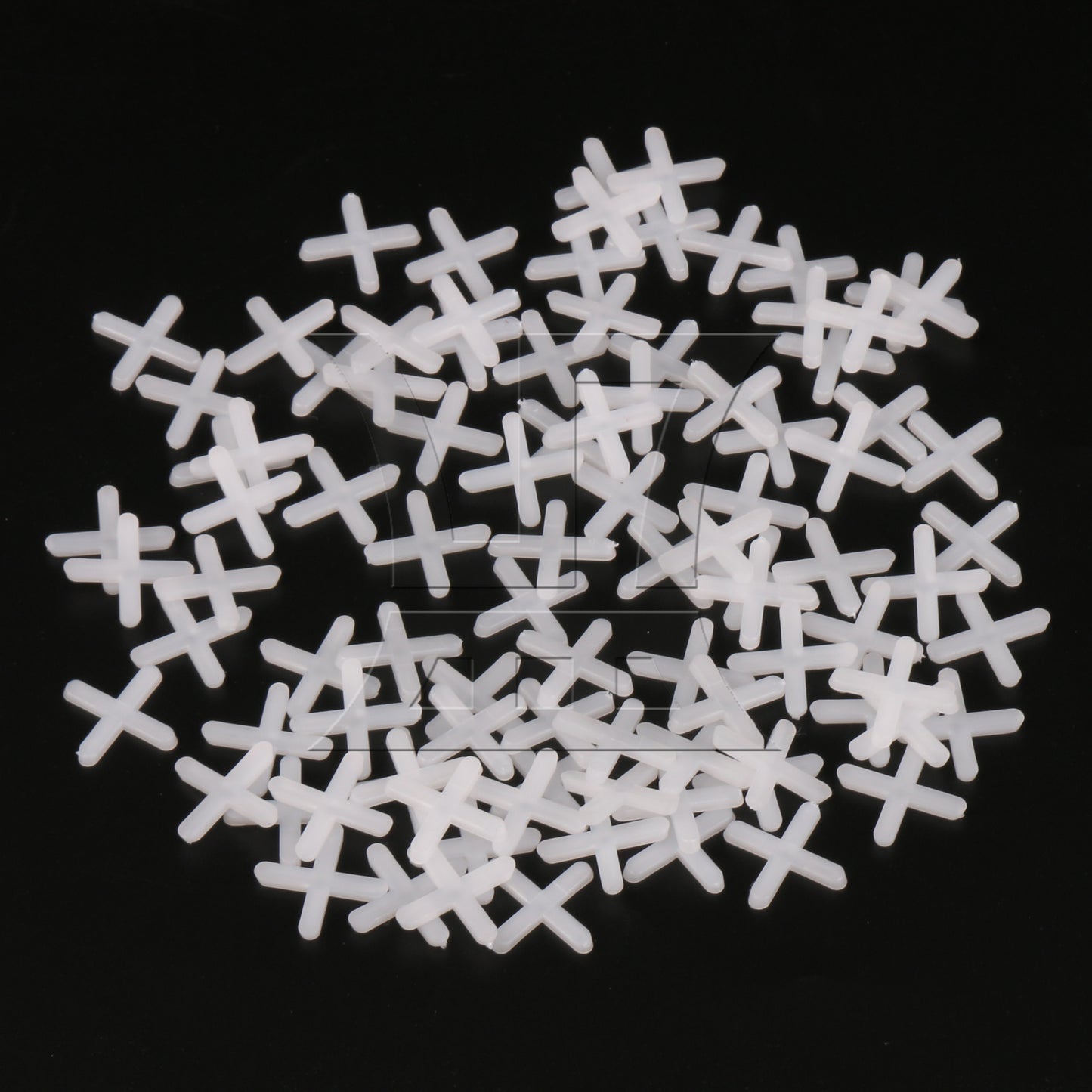 BQLZR 500 Pieces Ceramic Tile Plastic Leveler Spacers Shim 1/8 Inches Width White
