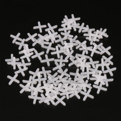 BQLZR 500 Pieces Ceramic Tile Plastic Leveler Spacers Shim 1/8 Inches Width White