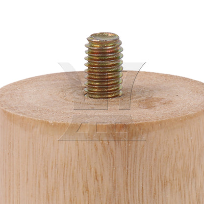 BQLZR 4 Pieces Wood Cabinet Feet Furniture Legs 5/16" Thread Dia 1.73 x 1.73 Inch