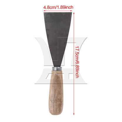 BQLZR Carbide Gasket Scrapper Tool for Drywall Finishing 2 Inch with Wooden Handle