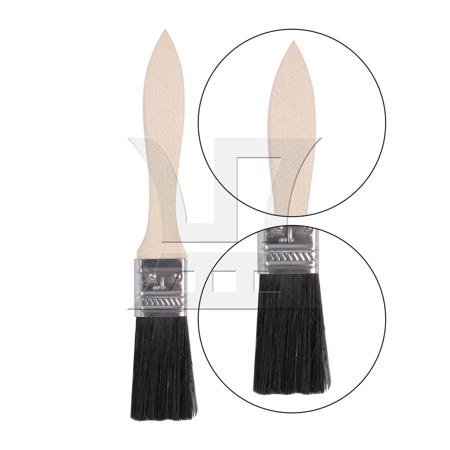 BQLZR 20 Pieces Chip Paint Brush for Wall Treatment Random Color Painting Tools 2"