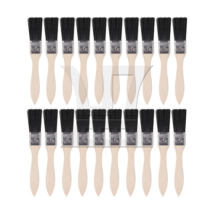 BQLZR 20 Pieces Chip Paint Brush for Wall Treatment Random Color Painting Tools 2"
