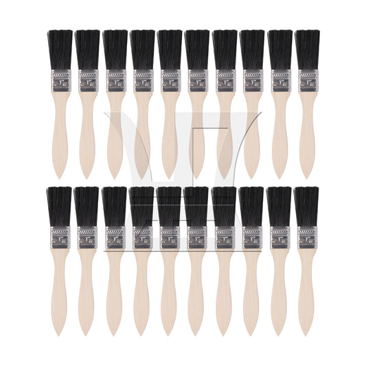 BQLZR 20 Pieces Chip Paint Brush for Wall Treatment Random Color Painting Tools 2"