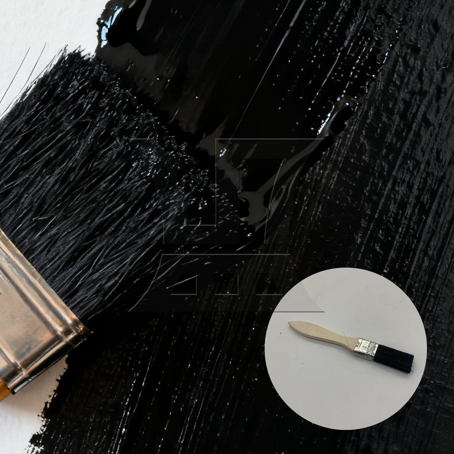 BQLZR 20 Pieces Chip Paint Brush for Wall Treatment Random Color Painting Tools 2"