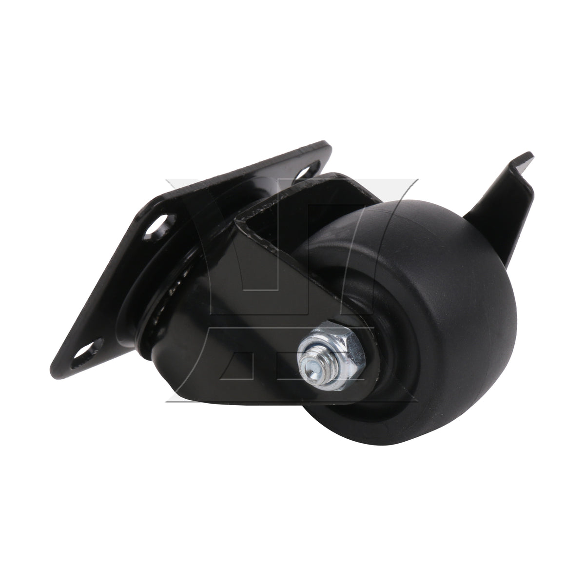 BQLZR 4 Pieces Swivel Casters 2" Replacement Wheels Black with Brakes for Home DIY