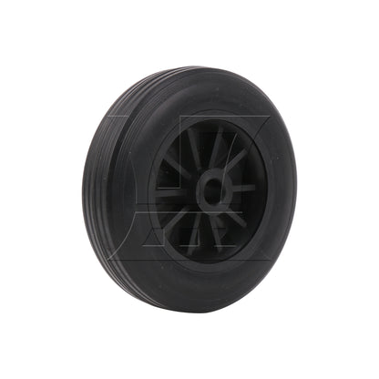 BQLZR Black Rubber Hand Truck Wheel Tire for Dolly Compressor 5 Inch D 0.5 Inch Bore