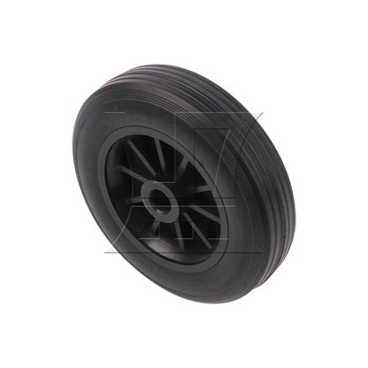 BQLZR Black Rubber Hand Truck Wheel Tire for Dolly Compressor 5 Inch D 0.5 Inch Bore
