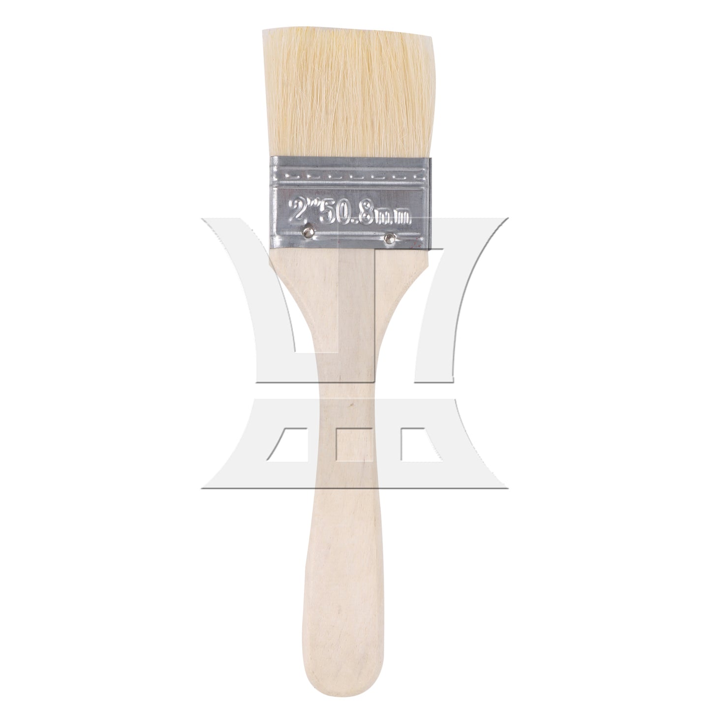 BQLZR Flat Paint Brush with Lengthen Wooden Handle 2inch for Professional Painters