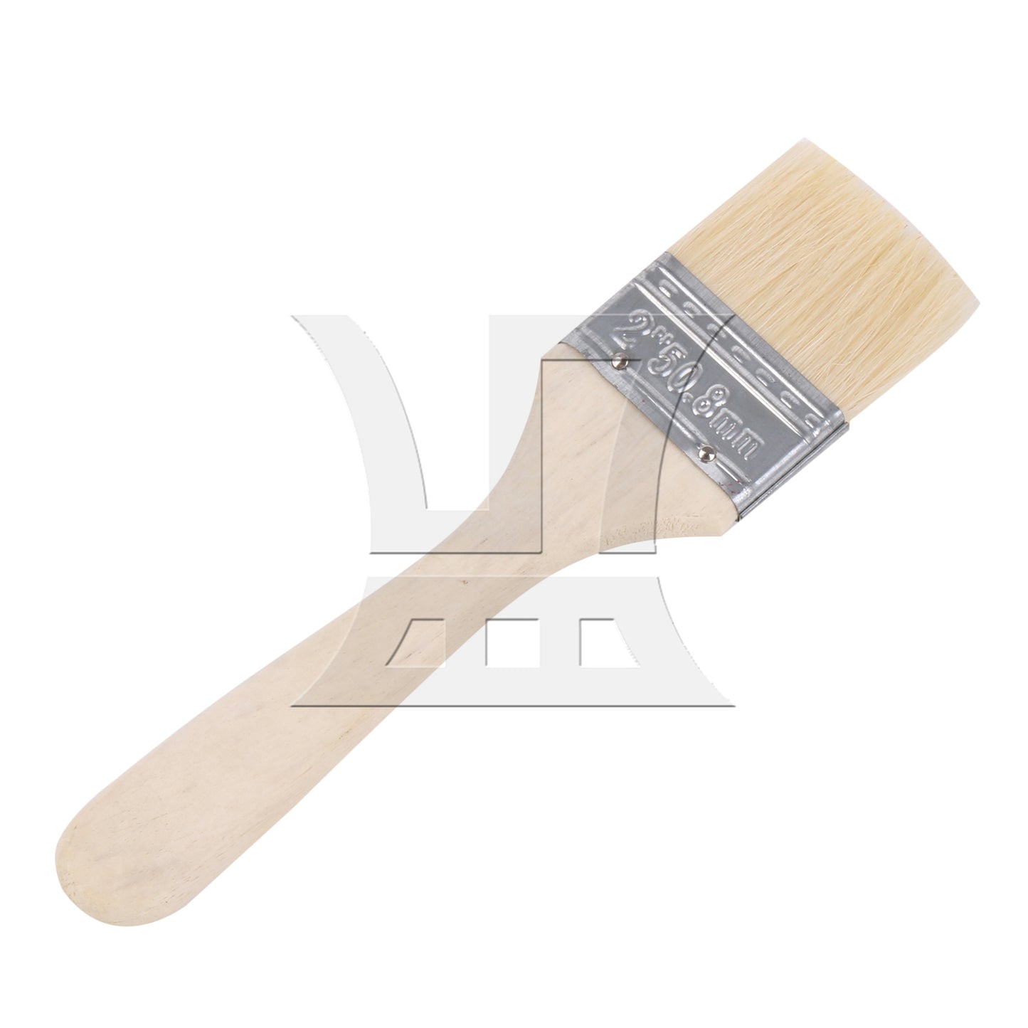 BQLZR Flat Paint Brush with Lengthen Wooden Handle 2inch for Professional Painters
