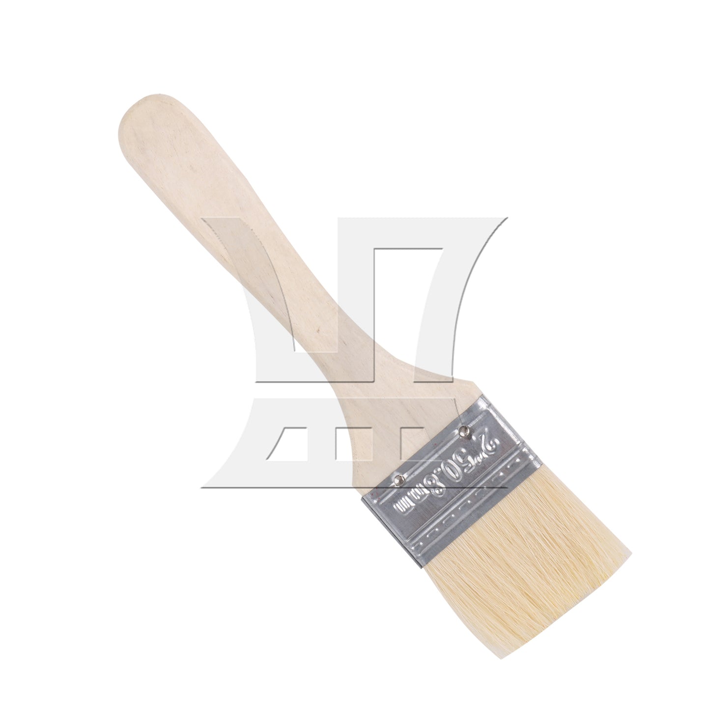 BQLZR Flat Paint Brush with Lengthen Wooden Handle 2inch for Professional Painters