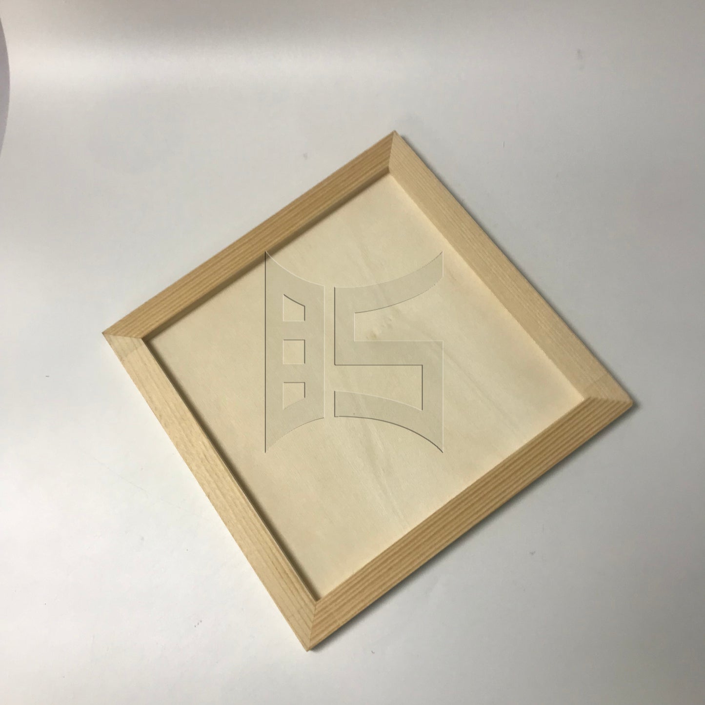 BQLZR Natural Wood DIY Picture Photo Frame for Art Supplies 7.87" x 7.87" x 0.31"