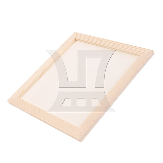 BQLZR Natural Wood DIY Picture Photo Frame for Art Supplies 7.87" x 7.87" x 0.31"
