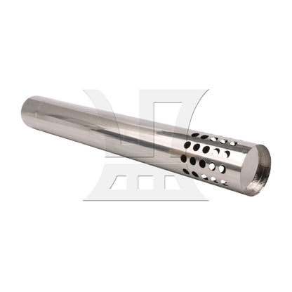 BQLZR Air Heater Exhaust Tube Straight Connector 2.36inch x 19.17inch Silver