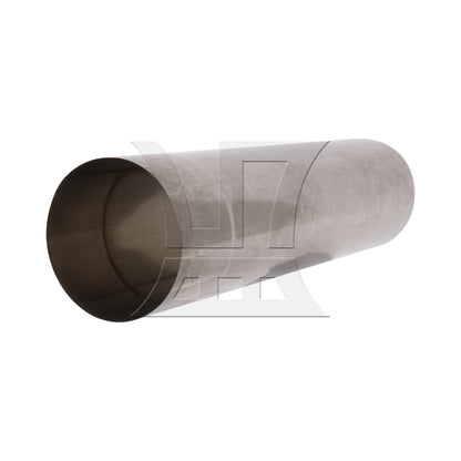 BQLZR Stainless Steel Mandrel Exhaust Straight Pipe Tube 3.15inch Diameter Silver