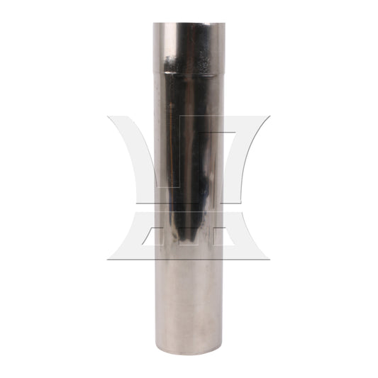 BQLZR Stainless Steel Exhaust Straight Tube Pipe 2.76" x 12.8" for Dryer or Bathroom