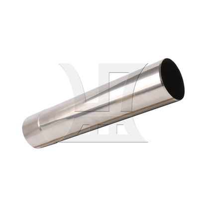 BQLZR Stainless Steel Exhaust Straight Tube Pipe 2.76" x 12.8" for Dryer or Bathroom