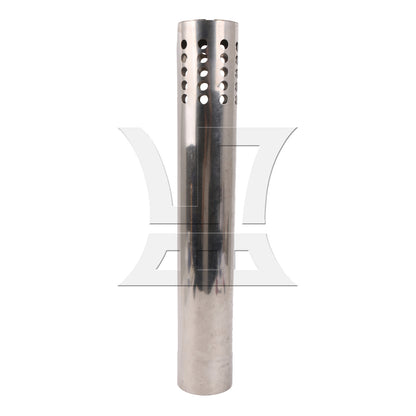 BQLZR 3" Inner Diameter Stainless Steel Straight Exhaust Tube DIY Custom Tube
