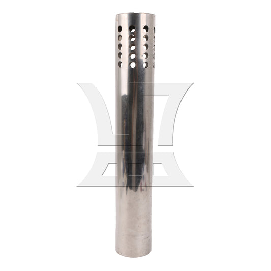 BQLZR 3" Inner Diameter Stainless Steel Straight Exhaust Tube DIY Custom Tube