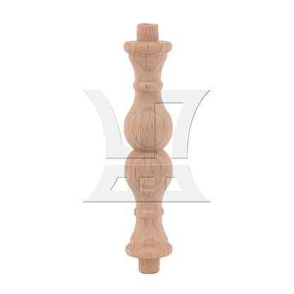 BQLZR Unfinished Wooden Baluster Spindle 3.74" x 0.71" for Home Office Decorations