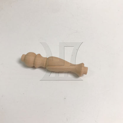 BQLZR Unpainted Wood Spindle Baluster for Home Restaurant Decoration 3.15" x 0.71"