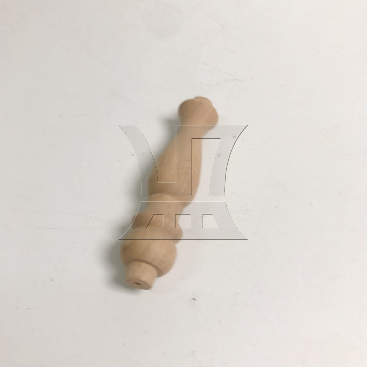 BQLZR Unpainted Wood Spindle Baluster for Home Restaurant Decoration 3.15" x 0.71"