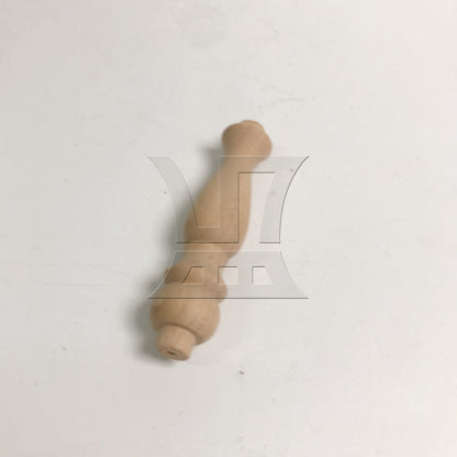 BQLZR Unpainted Wood Spindle Baluster for Home Restaurant Decoration 3.15" x 0.71"