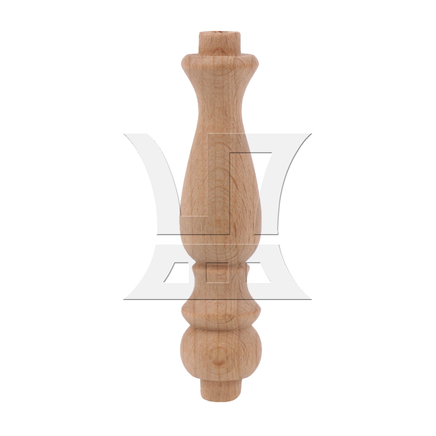 BQLZR Unpainted Wood Spindle Baluster for Home Restaurant Decoration 3.15" x 0.71"