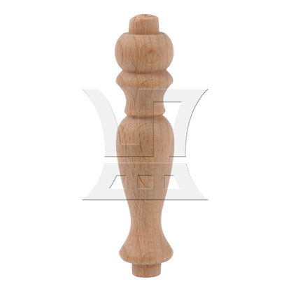 BQLZR Unpainted Wood Spindle Baluster for Home Restaurant Decoration 3.15" x 0.71"