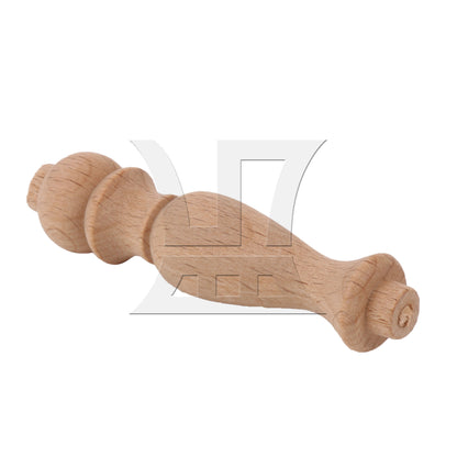 BQLZR Unpainted Wood Spindle Baluster for Home Restaurant Decoration 3.15" x 0.71"