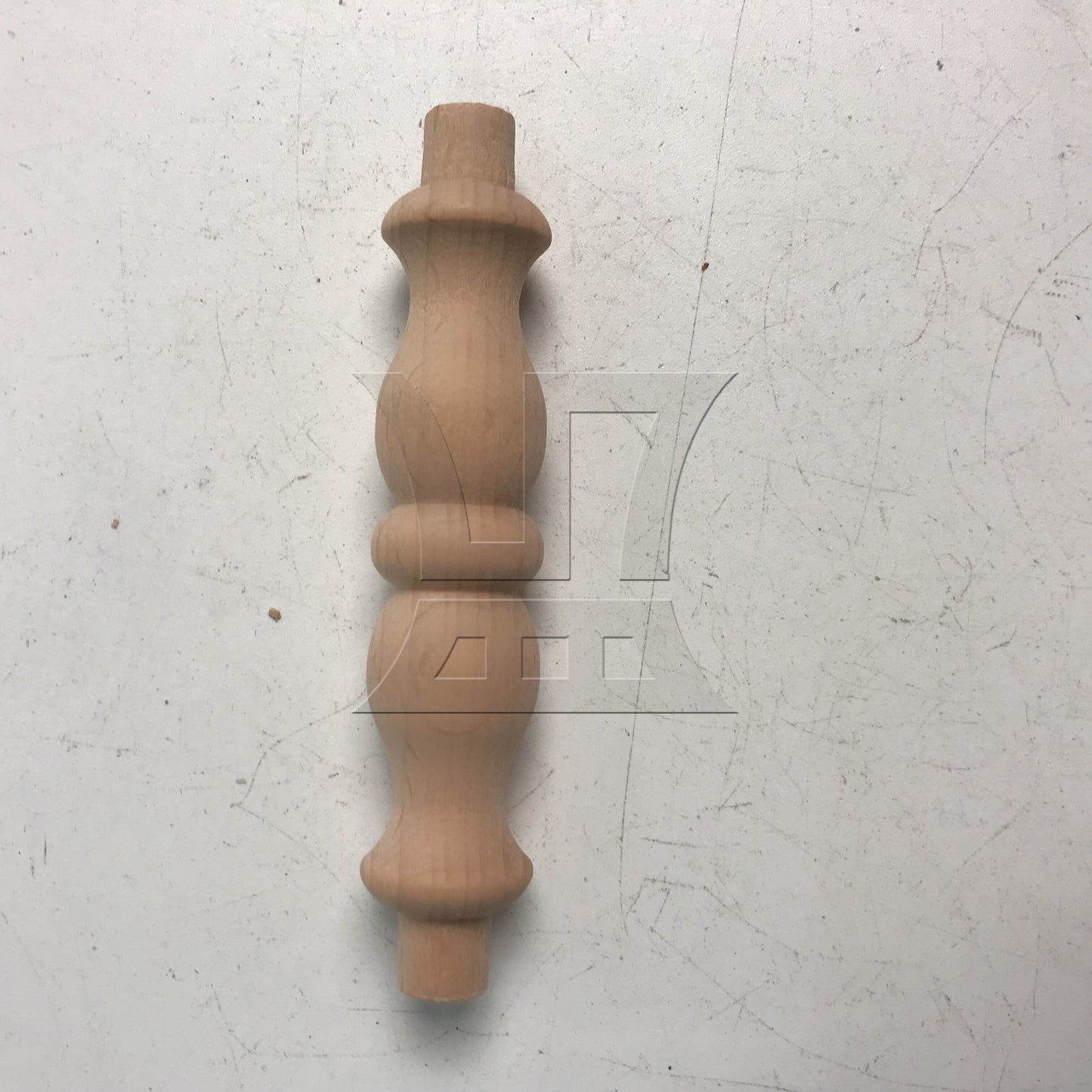 BQLZR Wood Baluster Spindle Replacement 3.39" x 0.67" for Furniture Models Miniature