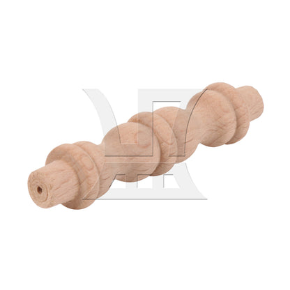 BQLZR Carved Wooden Stair Spindle Baluster for Furniture Decoration 2.72" x 0.59"