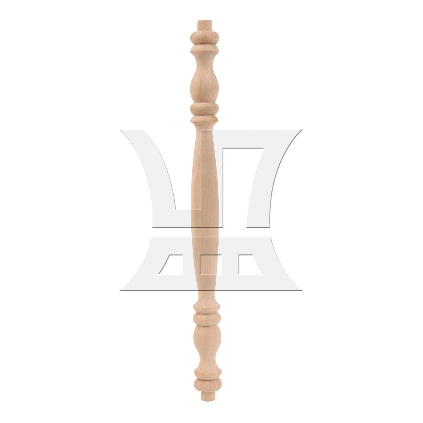 BQLZR Wood Baluster Spindle for Woodworking and Furniture Repairing 10.31" x 0.79"