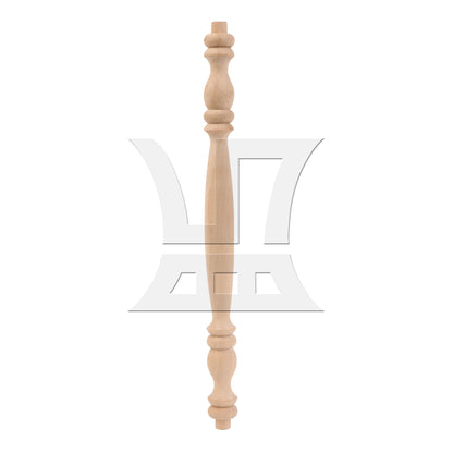 BQLZR Wood Baluster Spindle for Woodworking and Furniture Repairing 10.31" x 0.79"