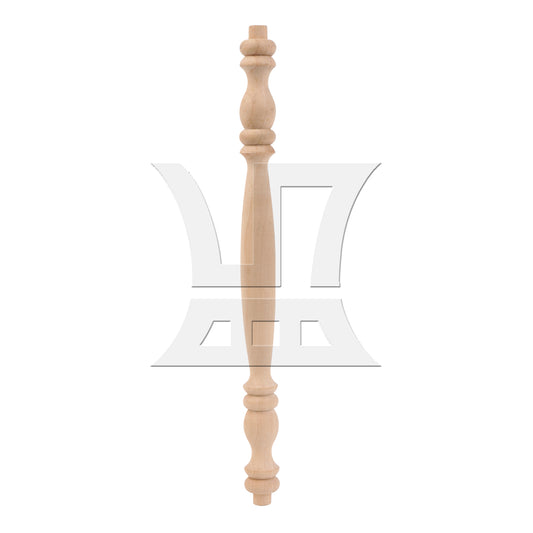 BQLZR Wood Baluster Spindle for Woodworking and Furniture Repairing 10.31" x 0.79"