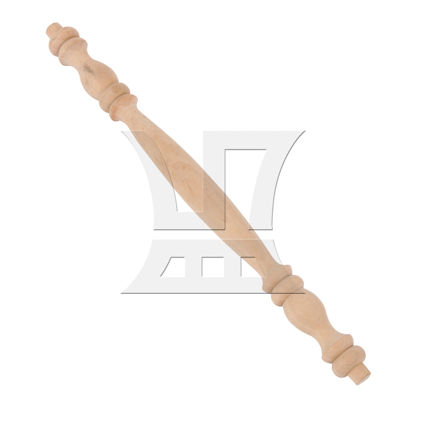 BQLZR Wood Baluster Spindle for Woodworking and Furniture Repairing 10.31" x 0.79"