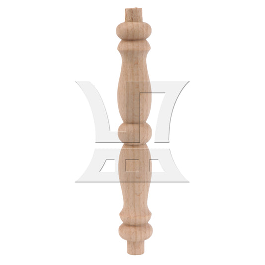 BQLZR Unfinished Wooden Baluster Spindle 5.51" x 0.79" for Home Office Decoration