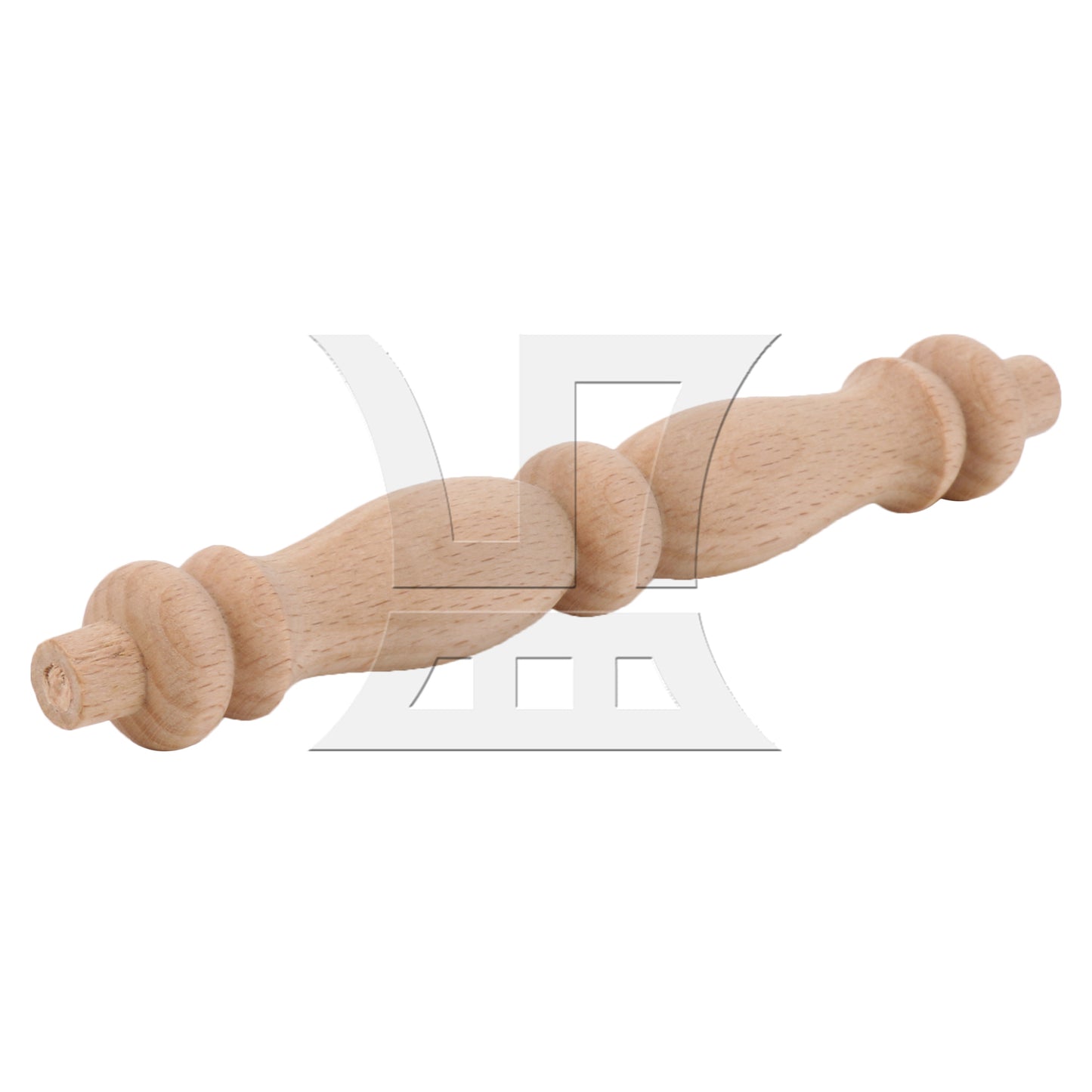 BQLZR Unfinished Wooden Baluster Spindle 5.51" x 0.79" for Home Office Decoration