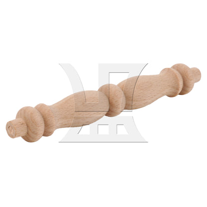 BQLZR Unfinished Wooden Baluster Spindle 5.51" x 0.79" for Home Office Decoration