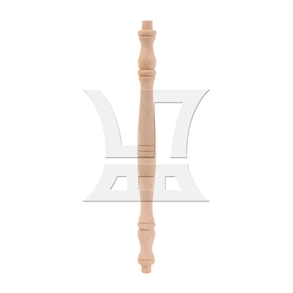 BQLZR Unpainted Wooden Spindle Baluster for Home Restaurant Decoration 9.29" x 0.71"