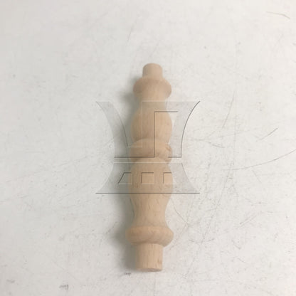 BQLZR Carved Wooden Stair Spindle Baluster for Furniture Decorations 2.95" x 0.71"