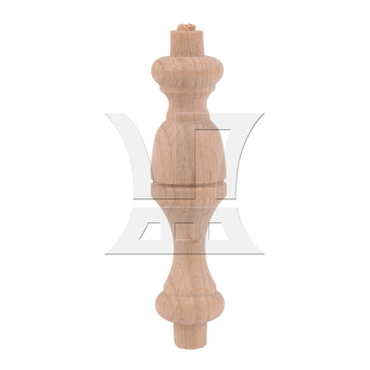 BQLZR Carved Wooden Stair Spindle Baluster for Furniture Decorations 2.95" x 0.71"